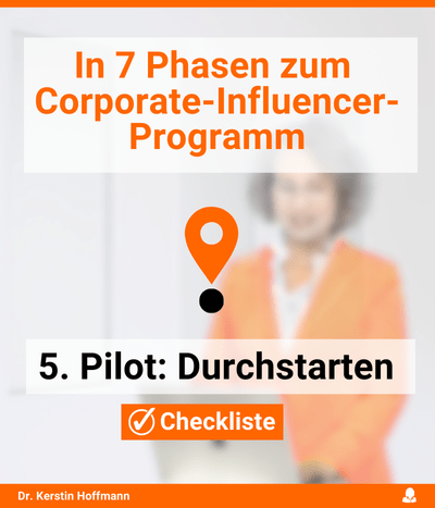 Checkliste Pilotphase