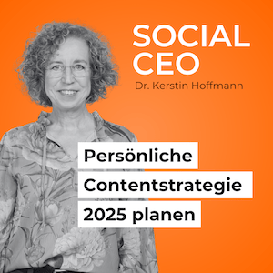 Persönliche Contentstrategie 2025 planen